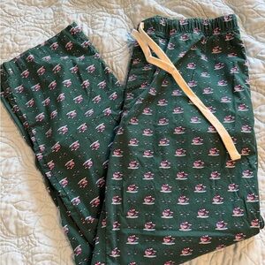 Vineyard Vines mens pajama lounge pants L WHALE HOCKEY sticks & Pucks Repaire